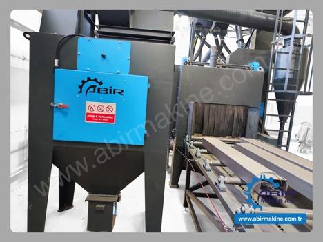 İş Makineleri, Kumlama Makinaları, Abir Makine A.Ş., 2025, Sac ve Profil Kumlama Makinesi