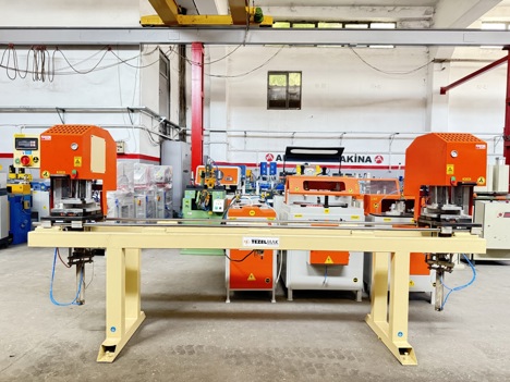 İş Makineleri, Kaynak Makinaları (Pvc), Anadolu Makina , Pvc Makinaları , Pvc Çift Kafa Kıl Kaynak 3 Metre Bakımlı Anadolu