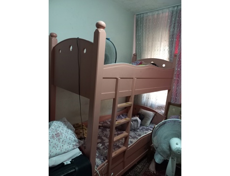 Mobilya, Bebek, Çocuk, Genç Odası, Ahşap İkili Çocuk Ranzası
