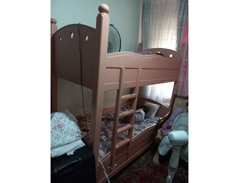 Mobilya, Bebek, Çocuk, Genç Odası, Ahşap İkili Çocuk Ranzası