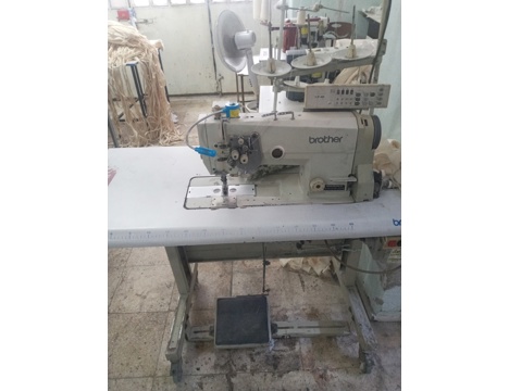 İş Makineleri, Dikiş Makinaları (Tekstil), Çiftiğne , Brother Full Otomatik F 40 Çift İğne