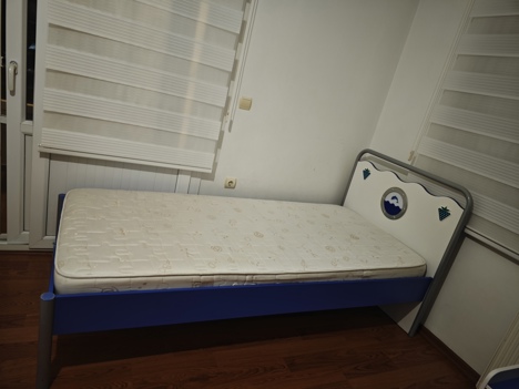 Mobilya, Bebek, Çocuk, Genç Odası, Çilek , Karyola Başlık Yatak Tek Kişil, Yatak Karyola Başlık