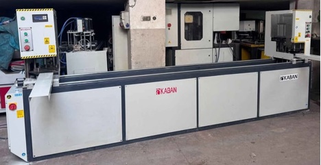 İş Makineleri, Kaynak Makinaları (Pvc), Kaban Makina , Pvc Makinaları , Kaban Pvc Çift Kafa Kıl Kaynak Makinası Bakımlı