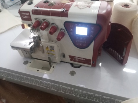 İş Makineleri, Overlok Makineleri, Banda, Full Otomatik 4 İplik Overlok