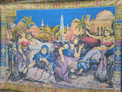 Antika Eşya, Eski Dönem 60. 70 Yıllık Duvar Halısı