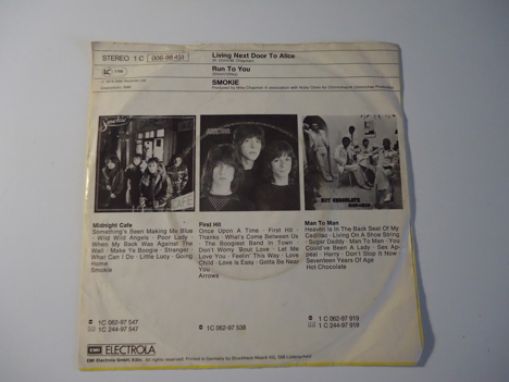 Müzik, Film (Plak,Cd, Dvd), Pop Müzik (Yabancı), Smokie - Living Next Door To Alice 45Lik Tertemiz