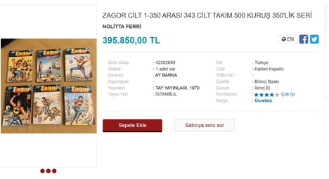 Kitap, Dergi, Bonelli, Pdf, Zagor Çizgi Romanlar 2219 Adet