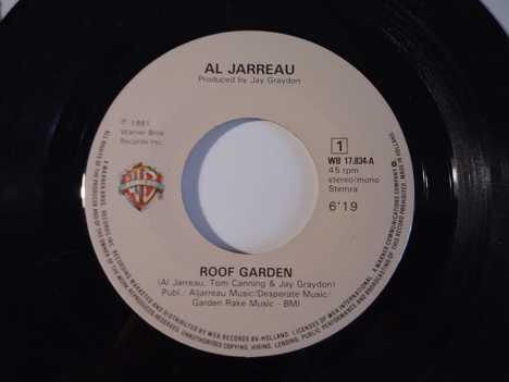 Müzik, Film (Plak,Cd, Dvd), Caz, Al Jarreau - Roof Garden 45Lik Temiz