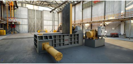 İş Makineleri, Pres (Metal), Mt, Mb120, 120 Ton Metal Atık Balyalama Presi
