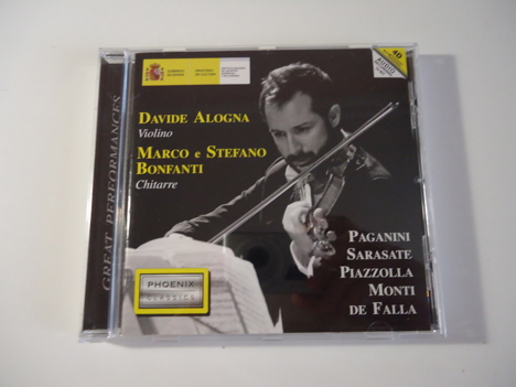 Müzik, Film (Plak,Cd, Dvd), Klasik Müzik, Davide Alogna Keman Cd Tertemiz