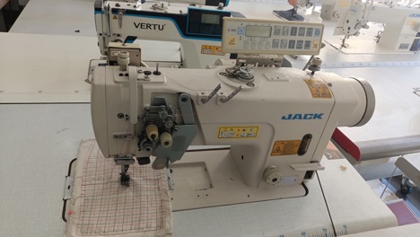 İş Makineleri, Dikiş Makinaları (Tekstil), Jack Otomatik Çift İğne