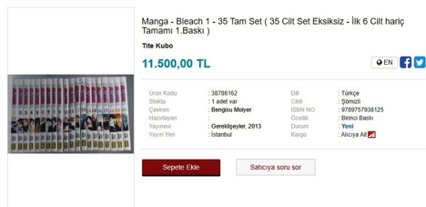 Kitap, Dergi, Çizgi Romanlar, Pdf, One Piece Manga,One Punch Manga Vb Setler