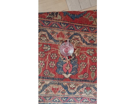 Antika Eşya, 1 Asırlık 14 M2 El Dokuma Kök Boya Isparta Halısı