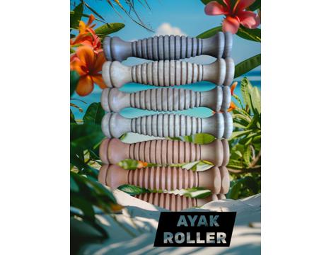 Diğerleri, Diğer Kozmetikler, Özel Yapım, Akp1, Ayak Masaj Aleti Roller , Doğal Ahşap Ayak Masajı Aleti Roller