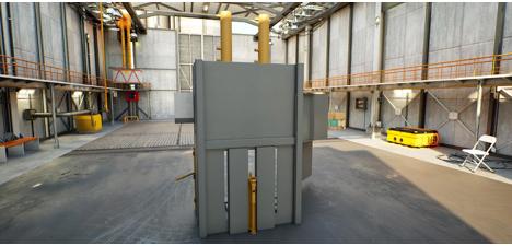 İş Makineleri, Diğerleri İş Makineleri, Mt Makine Db15- 15 Ton Dikey Atık Balyalama Presi