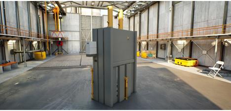 İş Makineleri, Diğerleri İş Makineleri, Mt Makine Db15- 15 Ton Dikey Atık Balyalama Presi