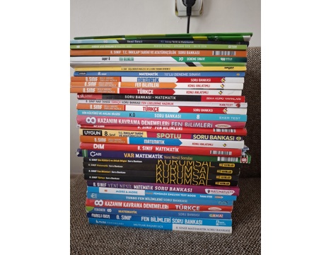 Kitap, Dergi, Lgs, Lys, Öss Kitapları, Toplam 33 Adet 8. Sınıf Lgs Hazırlık Kitabı: