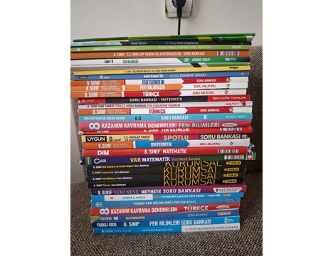 Kitap, Dergi, Lgs, Lys, Öss Kitapları, Toplam 33 Adet 8. Sınıf Lgs Hazırlık Kitabı: