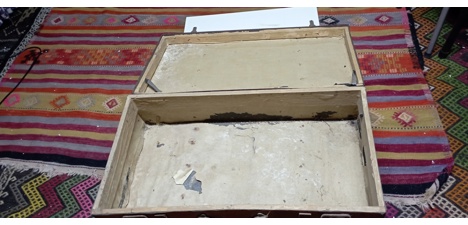 Antika Eşya, Çeşitli Ev Eşyaları, Antika Koleksiyonluk Ahşap Bavul