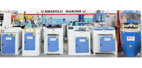 İş Makineleri, Komple Pvc Makinaları, Selim Aykırca Marka Pvc Makinaları 6 Adet Tam Set