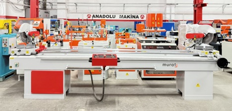 İş Makineleri, Kesme Makinaları (Pvc), Alüminyum Pvc , Murat Marka Pvc Alüminyum Çift Kafa Üstten Kesim