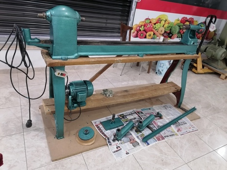 İş Makineleri, Torna (Ahşap İçin), Çelik Makina , 2 Metrelik Boylu, Ağaç Torna Makinası Çelik 2 Metrelik