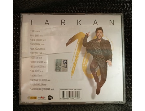 Müzik, Film (Plak,Cd, Dvd), Türk Pop Müziği, Tarkan 10 Cd Albüm..