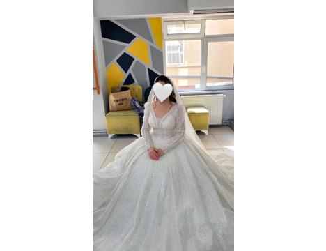 Giyim Eşyası, Gelinlik, Nişanlık, 38, Prenses Model Gelinlik