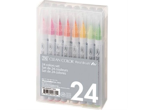 Hobi, Hobi Malzemeleri, 2025, Fırça Uçlu Kalem , Zig Clean Color Real Brush Marker Kalem