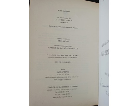 Kitap, Dergi, Romanlar (Türk Yazarlar), Edebiyat, Tarih, Attila İlhan - O Sarışın Kurt..