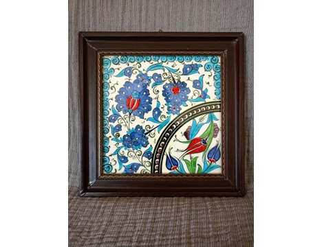 Antika Eşya, Diğer Sanat Eserleri, Çini Karo Dekor, Kütahya Çini El İşçiliği Karo, Hand Made.
