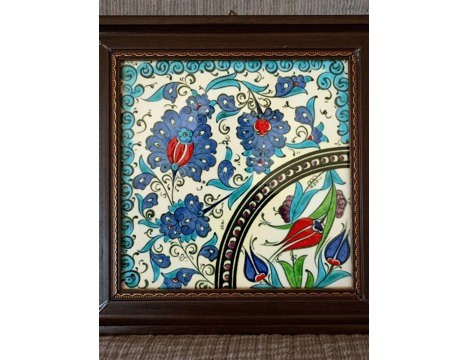 Antika Eşya, Diğer Sanat Eserleri, Çini Karo Dekor, Kütahya Çini El İşçiliği Karo, Hand Made.