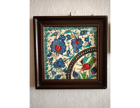 Antika Eşya, Diğer Sanat Eserleri, Çini Karo Dekor, Kütahya Çini El İşçiliği Karo, Hand Made.