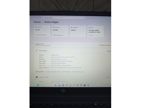 Bilgisayar, Diz Üstü, Hp, Sıfır Ayarında Laptop.