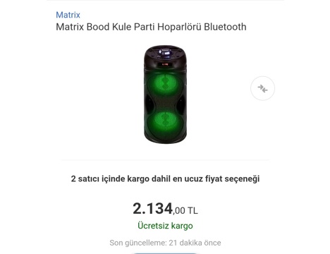 Elektronik Eşya, Hoparlör, Anfi ve Ses Sistemi, Bood Tower Party Speaker, Satılık Hoparlör Bluetoothlu