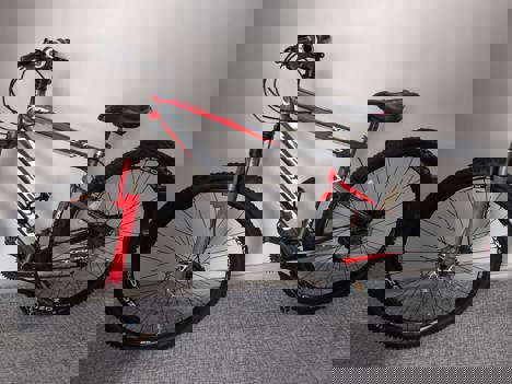 Spor Eşyaları, Dağ Bisikleti, Yüzeyden Az Paslanmış Kron Xc100 Bisiklet