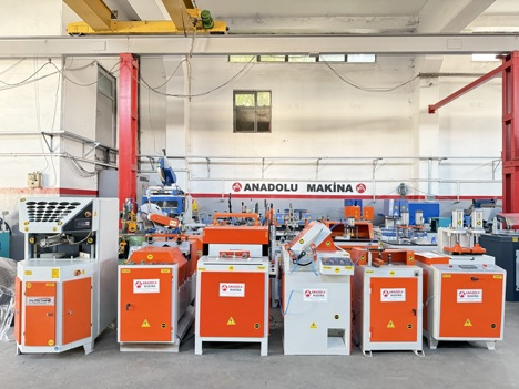 İş Makineleri, Komple Pvc Makinaları, Anadolu Makina , Pvc Makinaları Tam Set 6 Adet Döner Tablalı