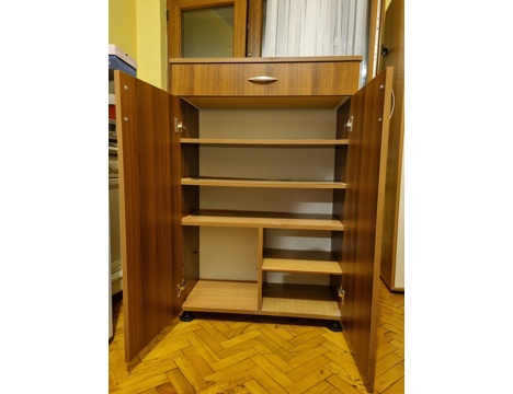 Ev, Bahçe Eşyaları, Diğer Ev Eşyaları, -, Ayakkabılık 37×80×120 Ebatlarında Kahve Renkli Aya