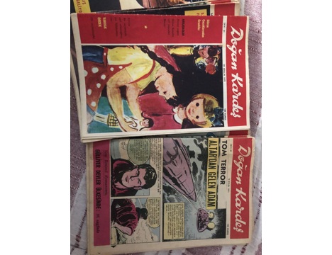 Kitap, Dergi, Çizgi Romanlar, Doğan Kardeş Dergileri 2 Cilt, Doğan Kardeş Dergileri