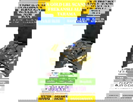 Diğerleri, Dedektör, Aziz Dedektör Via Gold, Via Gold Lrl Scanner Frekanslı Alan Tarama Cihazı