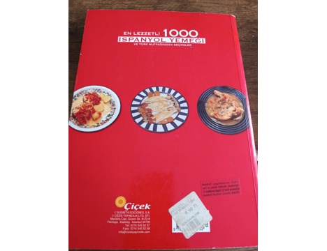 Kitap, Dergi, Diğer Kitaplar, En Lezzetli 1000 İspanyol Yemeği Kitabı