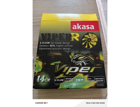 Bilgisayar, Soğutucu, Fan, 14 Cm Fan, Akasa Vıber 14 Cm Pwm 4 Pin Fan