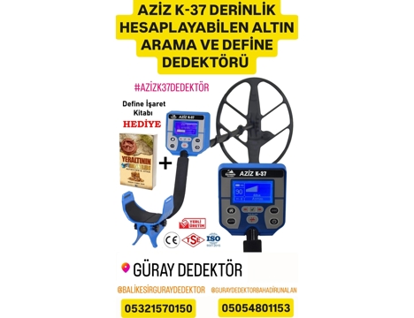 Diğerleri, Aziz Dedektör , Aziz K-37 Dedektör , Aziz K-37 Altın Arama ve Define Dedektörü