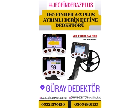 Diğerleri, Aziz Dedektör , Jeo Finder Az Plus , Define Dedektörü , Jeo Fınder A-Z Plus Altın Arama ve Define Dedektör