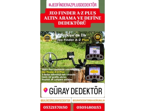 Diğerleri, Aziz Dedektör , Jeo Finder Az Plus , Define Dedektörü , Jeo Fınder A-Z Plus Altın Arama ve Define Dedektör