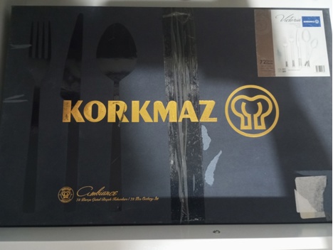 Ev, Bahçe Eşyaları, Çatal, Kaşık, Bıcak Setleri, Korkmaz Victoria 72 Parça, Korkmaz Çatal Bıçak Takımı