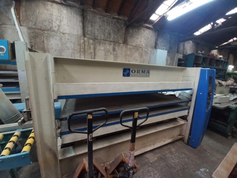 İş Makineleri, Pres Makinaları (Ahşap), Orma, 2 Kapılık 130 X 250 Yağ Isıtmalı , Sıcak Pres, Yağ Isıtmalı Kapı Presi 130X250