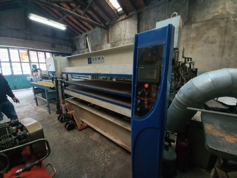 İş Makineleri, Pres Makinaları (Ahşap), Orma, 2 Kapılık 130 X 250 Yağ Isıtmalı , Sıcak Pres, Yağ Isıtmalı Kapı Presi 130X250