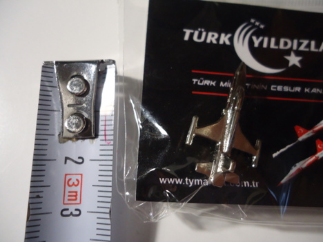 Takılar, Rozetler, Northrop F5 Rozet Türk Yıldızları Ambalajında