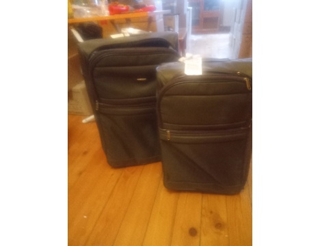 Ev, Bahçe Eşyaları, Bavul, Valiz, Çanta, Çantaş, Fermuarlı ve Çekmeli 2 Tekerlekli , Seyahat Valizi 2 Adetli Set , Seyahat Va